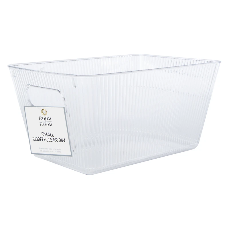 clear storage bin