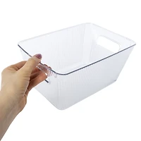 clear storage bin