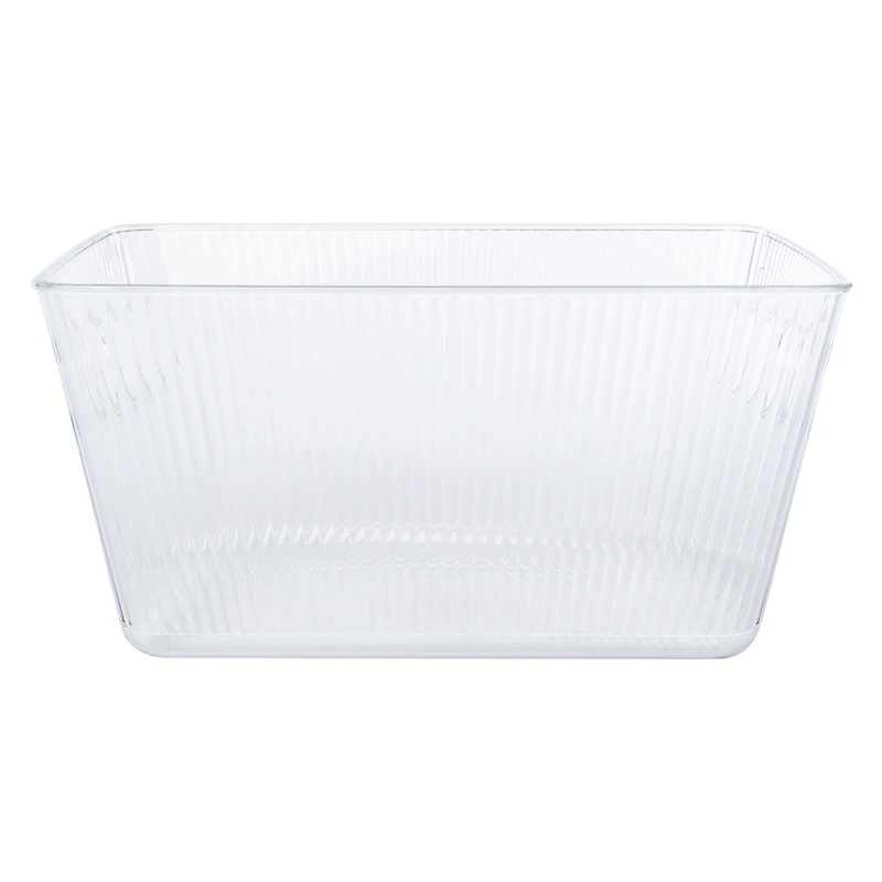 clear storage bin