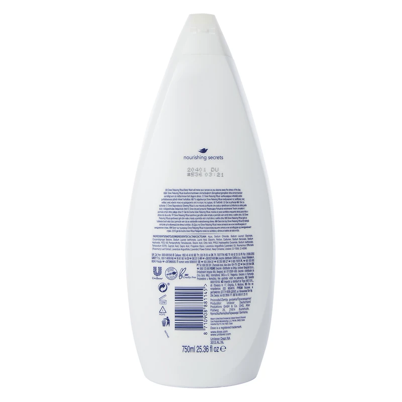 dove® nourishing secrets relaxing ritual body wash 25oz