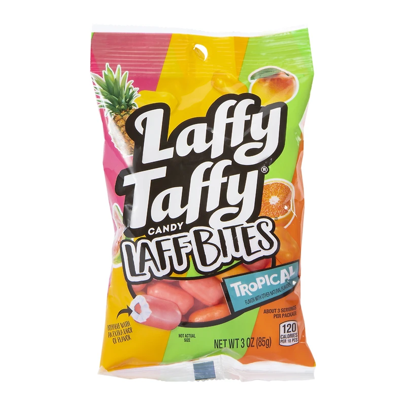 laffy taffy® tropical candy laff bites® 3oz
