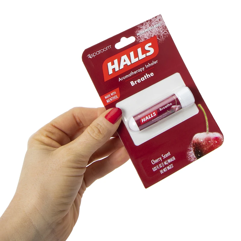 halls aromatherapy inhaler