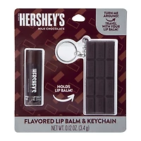 hershey's® flavored lip balm & keychain
