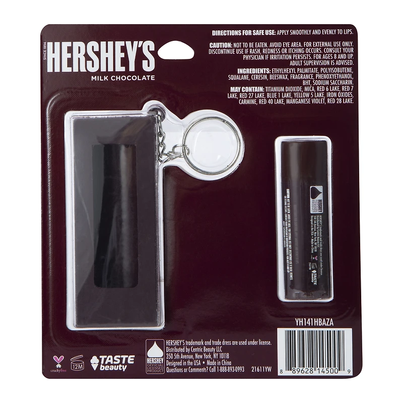 hershey's® flavored lip balm & keychain