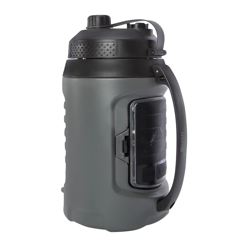 fitness multifunctional rugged bluetooth® LED speaker & water jug 64oz