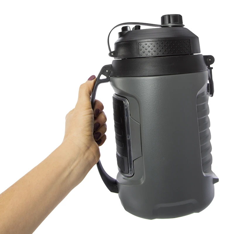 fitness multifunctional rugged bluetooth® LED speaker & water jug 64oz