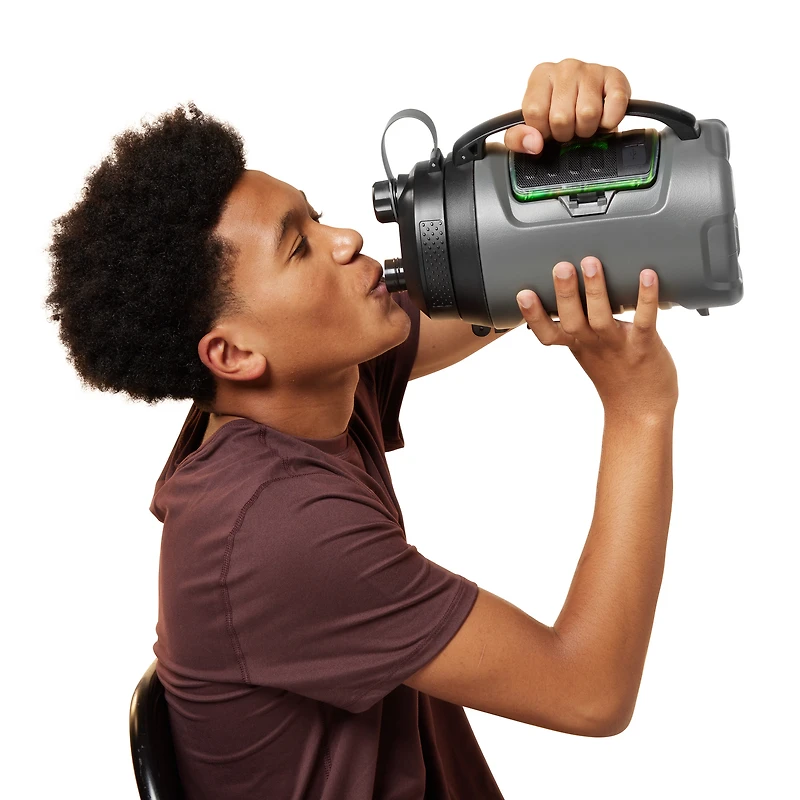 fitness multifunctional rugged bluetooth® LED speaker & water jug 64oz