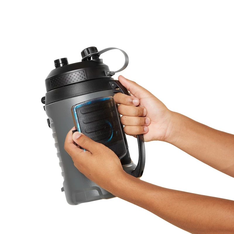 fitness multifunctional rugged bluetooth® LED speaker & water jug 64oz