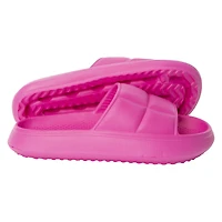 Ladies Quilted Puff Slide Sandals