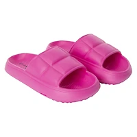 Ladies Quilted Puff Slide Sandals