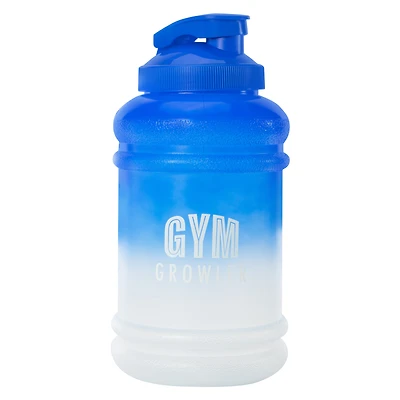 Gym Growler Flip-Cap Ombre Jumbo Water Bottle 73oz