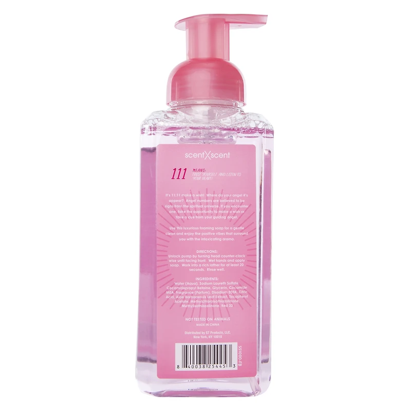 angel number scented foaming hand soap 13.5 fl.oz