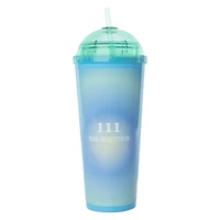 Angel Number Travel Tumbler With Straw 24oz