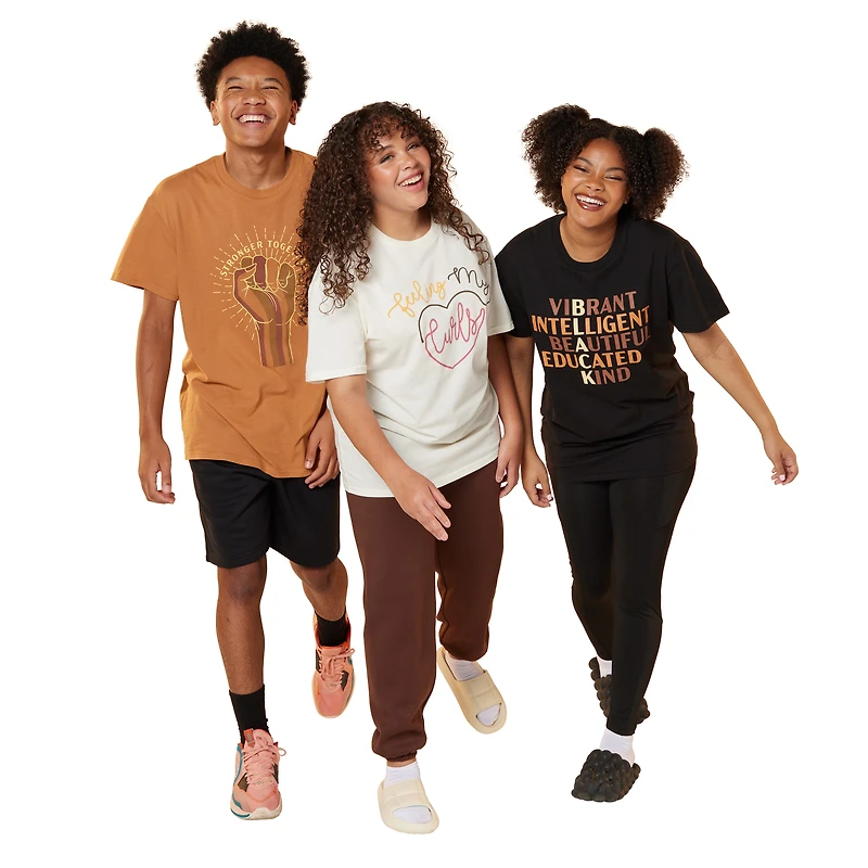 'stronger together' graphic tee