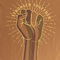 'stronger together' graphic tee