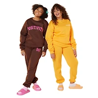 juniors white doodle print sweatshirt