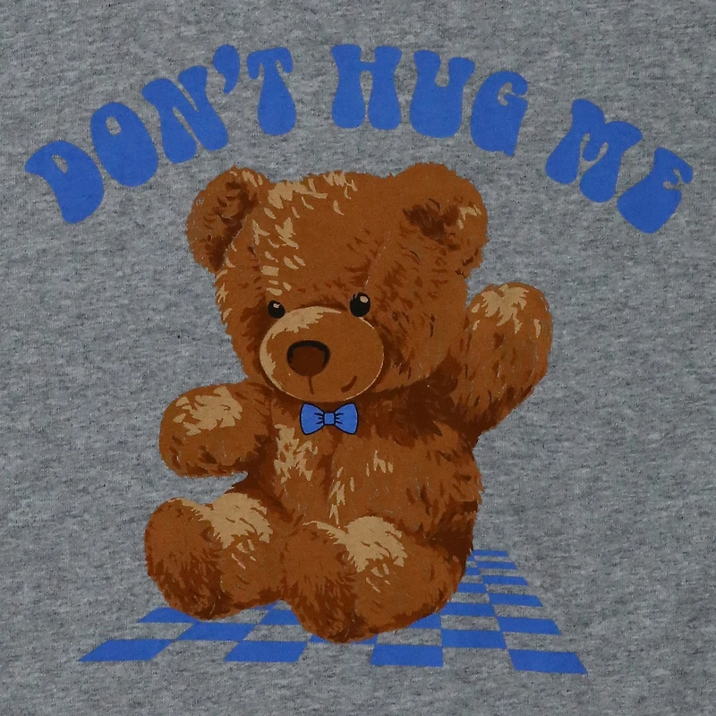'don't hug me' teddy bear graphic tee