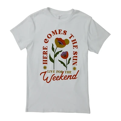 'here comes the sun' graphic tee