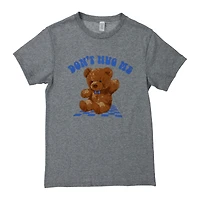 'don't hug me' teddy bear graphic tee