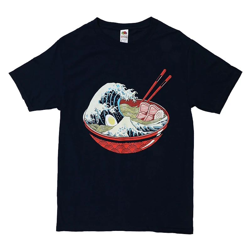 great wave ramen bowl graphic tee