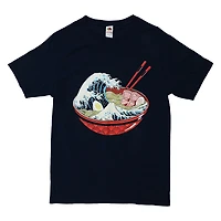 great wave ramen bowl graphic tee