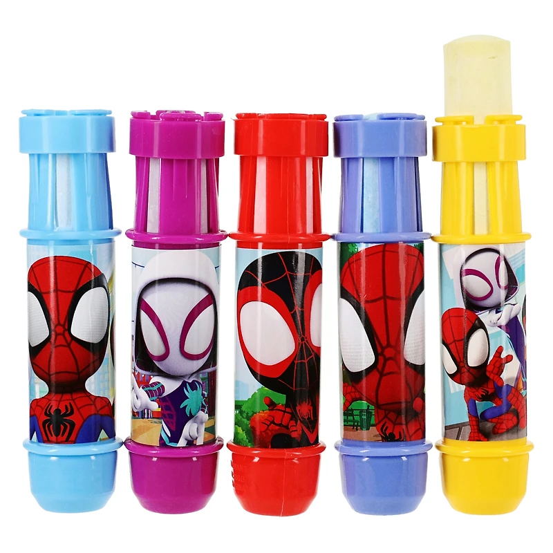 Disney Junior Spidey & his Amazing Friends jumbo chalk set with holders 10-piece