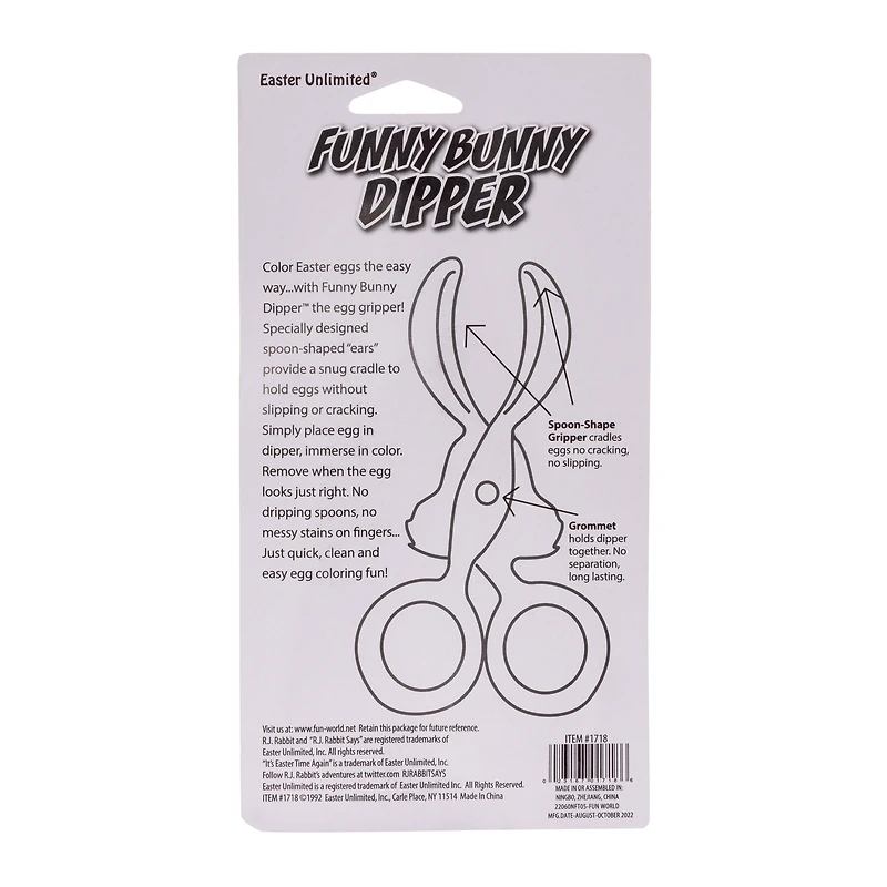Funny Bunny Dipper™ For Easter Eggs