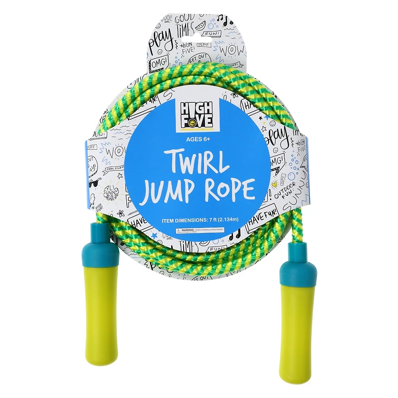 high five® twirl jump rope 7ft