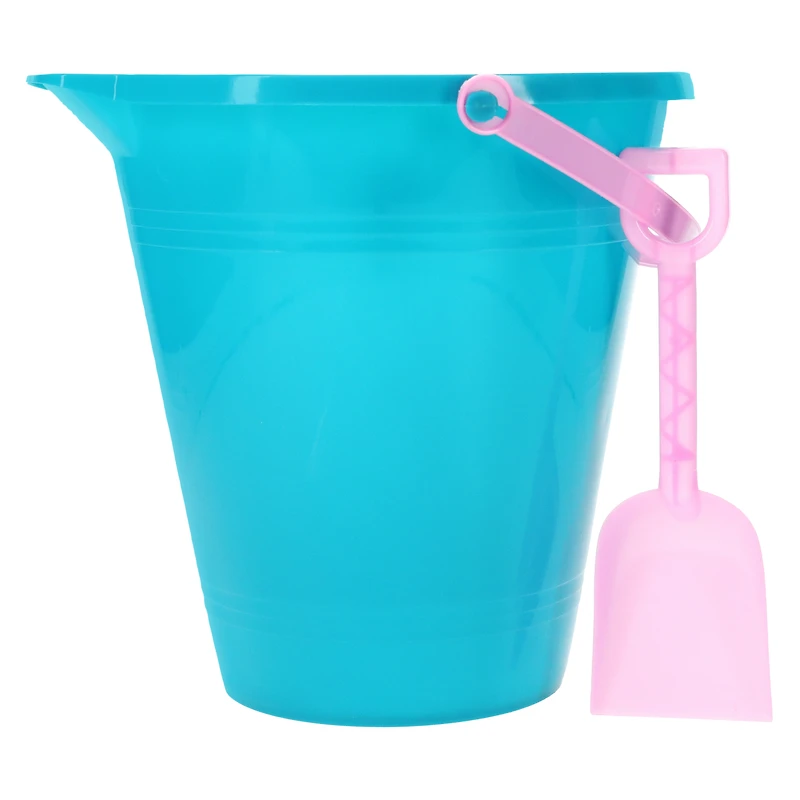 beach pail with sand shovel 9in