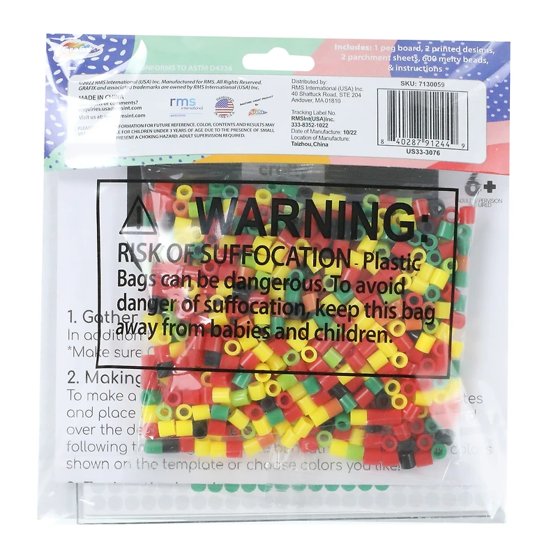 heat and fuse melty beads craft 2-pack