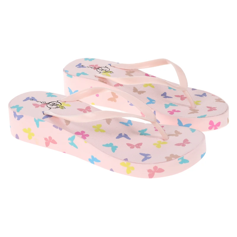 Ladies Platform Wedge Flip Flops