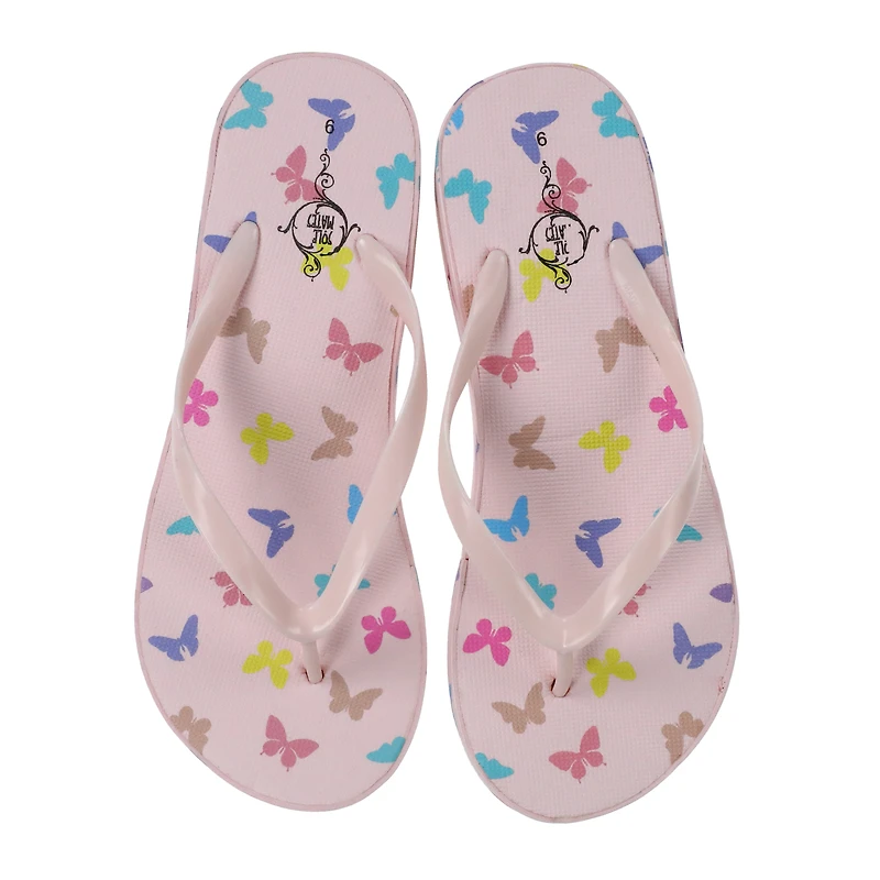 Ladies Platform Wedge Flip Flops