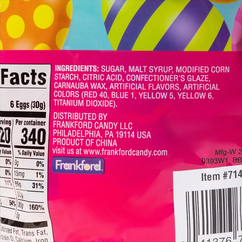 16-count bunnies & chicks easter eggs with candy