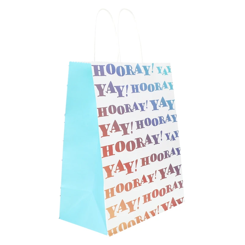 5-pack large kraft party gift bags