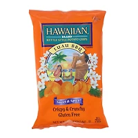 hawaiian® kettle style luau bbq potato chips 7.5oz