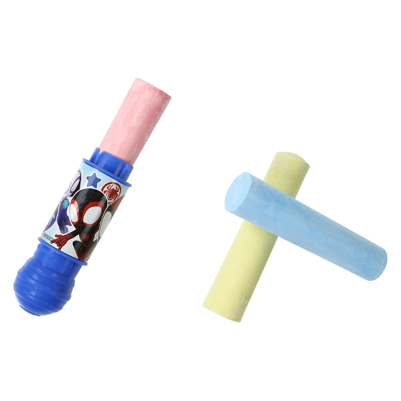 Spidey & his Amazing Friends jumbo chalk set with holder 4-piece
