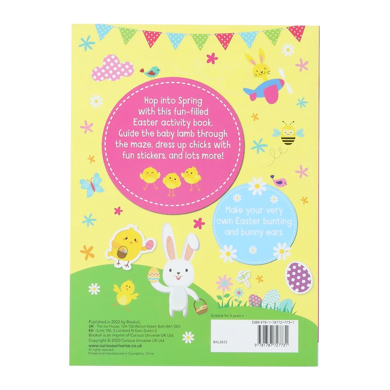 big easter fun sticker activity book