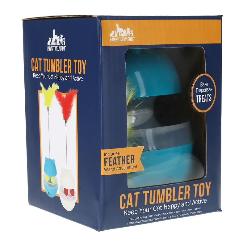 Treat-Dispensing Cat Tumbler Toy