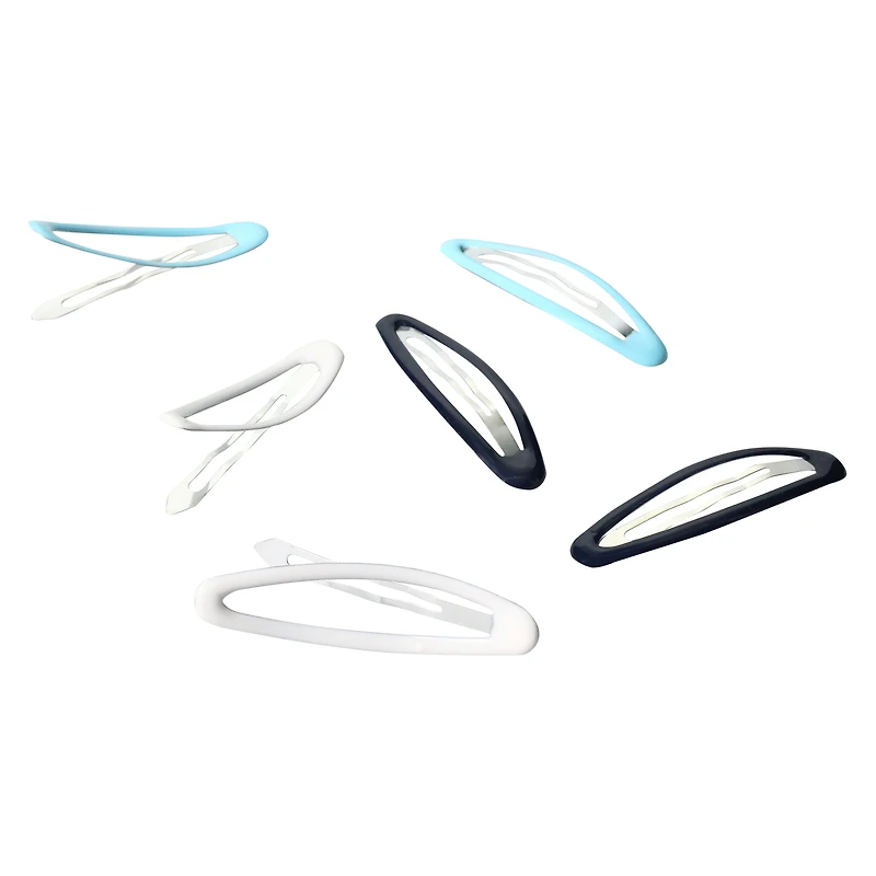 large oval snap clips 6-pack
