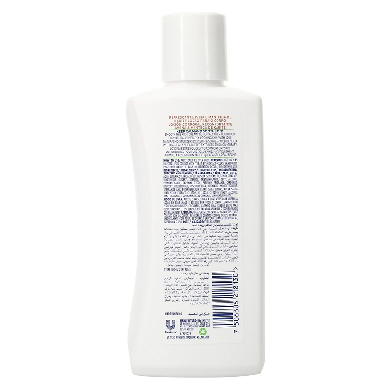 st. ives® soothing oatmeal & shea butter body lotion 6.7 fl.oz