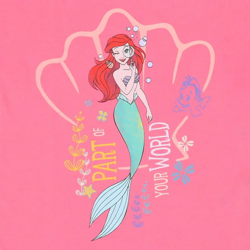 kid's The Little Mermaid graphic tee