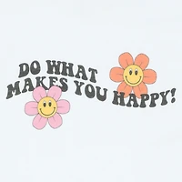 'do what makes you happy' graphic tee