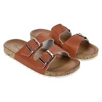 Ladies Double Buckle Sandals