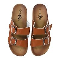 Ladies Double Buckle Sandals