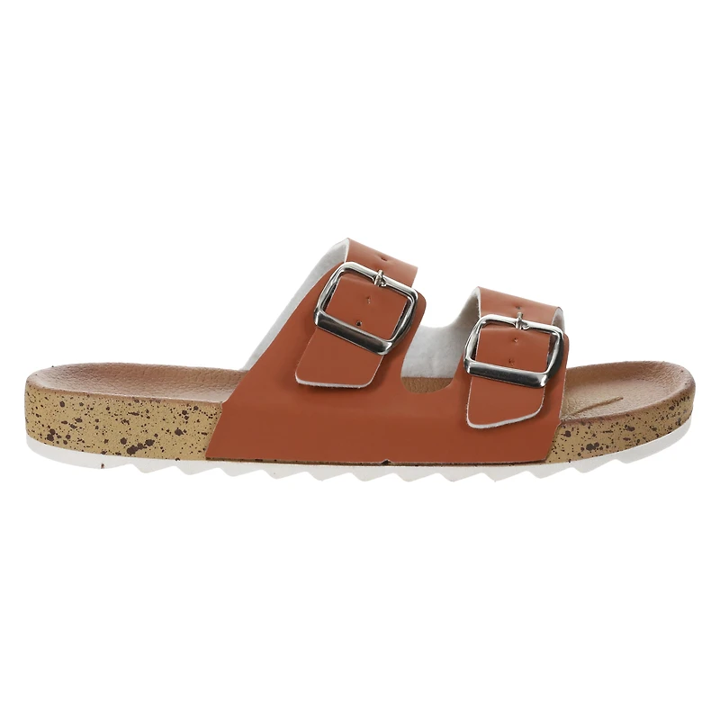 Ladies Double Buckle Sandals