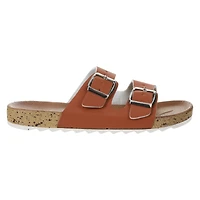 Ladies Double Buckle Sandals