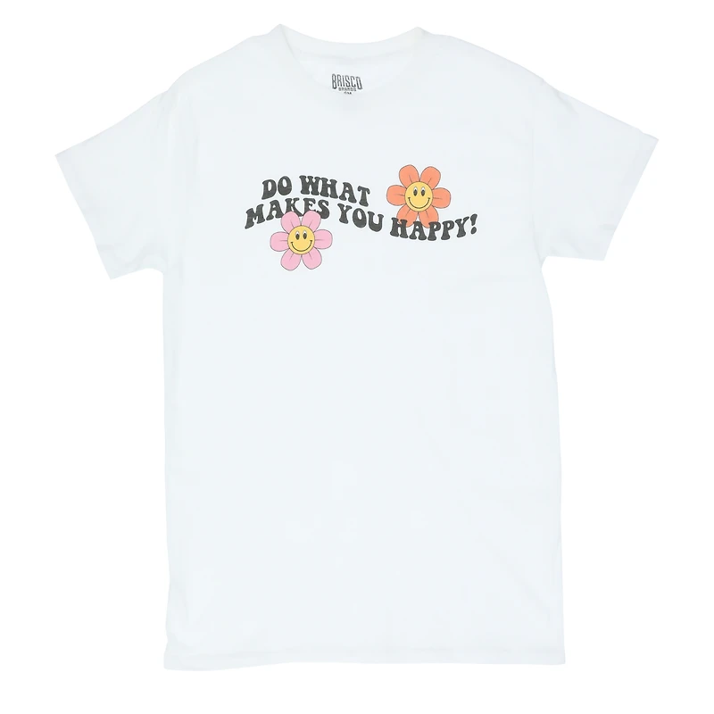 'do what makes you happy' graphic tee