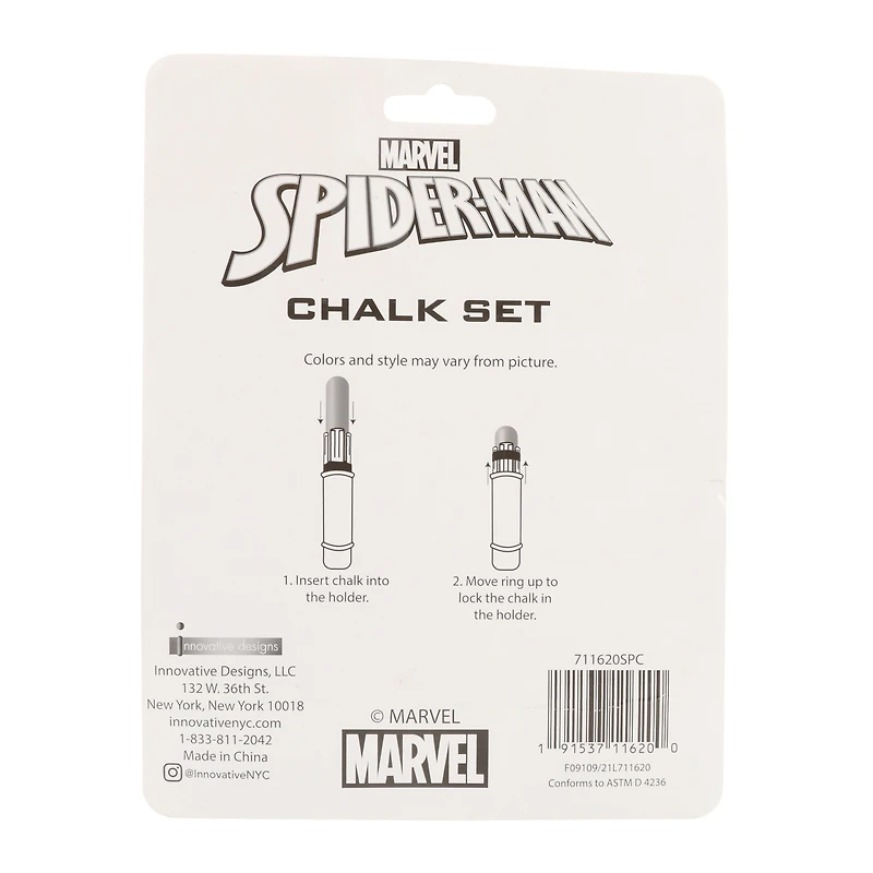 spider-man™ jumbo chalk set 4-piece