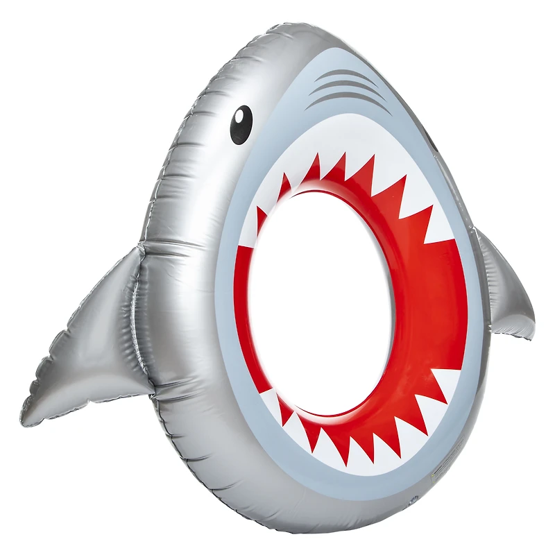 shark inflatable inner tube pool float 45.3in