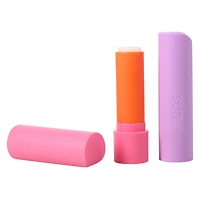 eos® strawberry peach & toasted marshmallow lip balm stick 2-pack